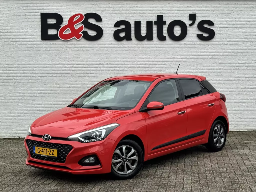 Hyundai I20 1.0 T-GDI Premium Dealer onderhouden Cruise control Climate control Parkeersensoren v/a Navigatie Apple / Android DAB